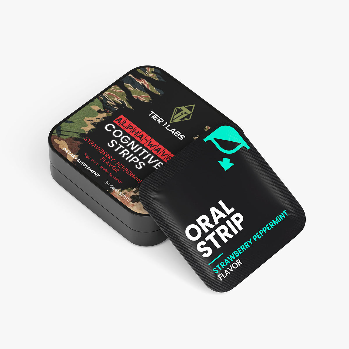 Alpha wave cognitive strips